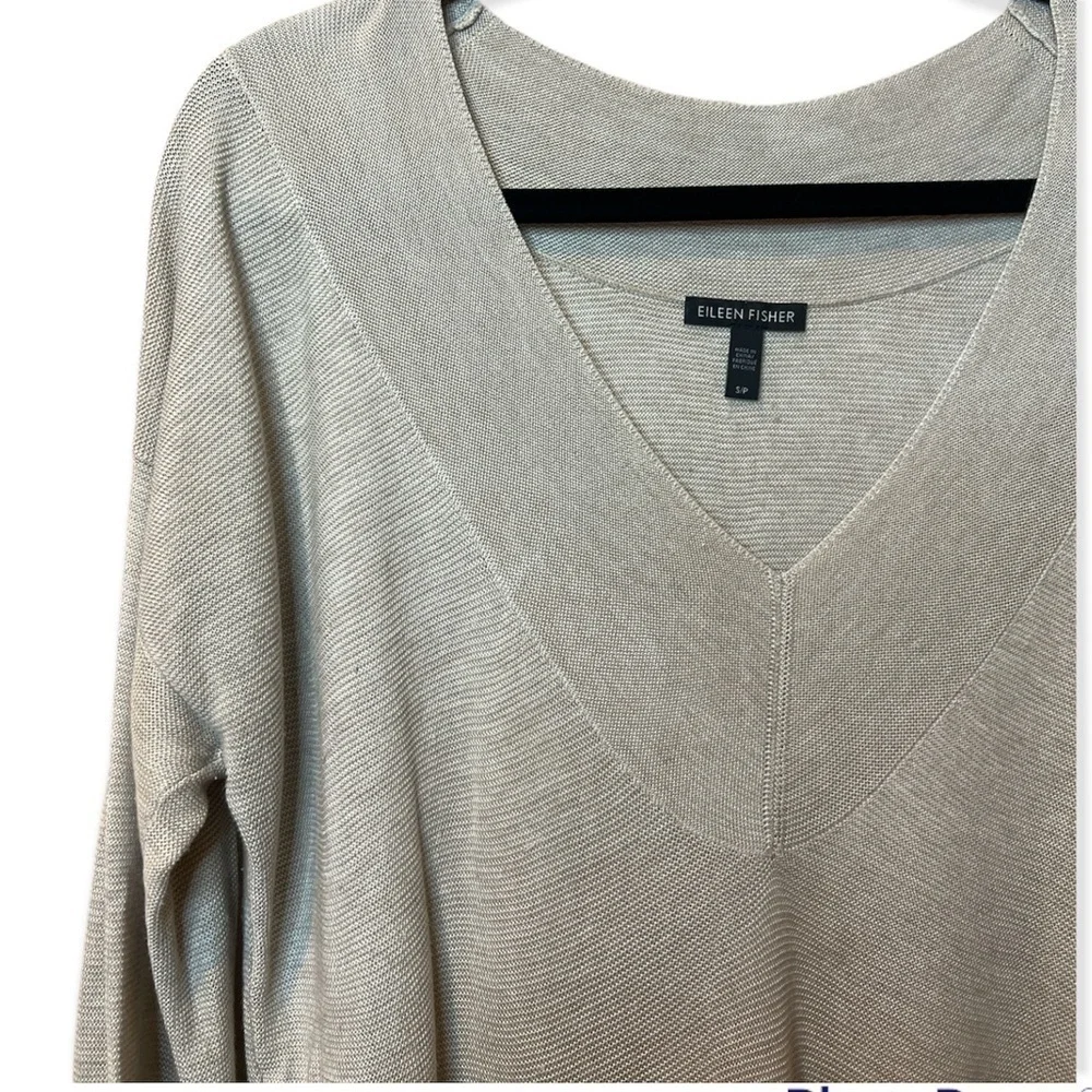 Eileen Fisher V Neck Pullover Sweater Size Small P